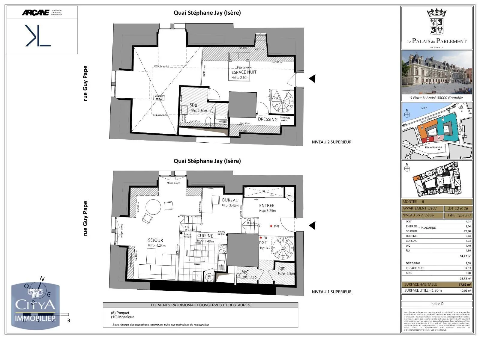 Photo 15 Appartement 1 pièce 77.63m²