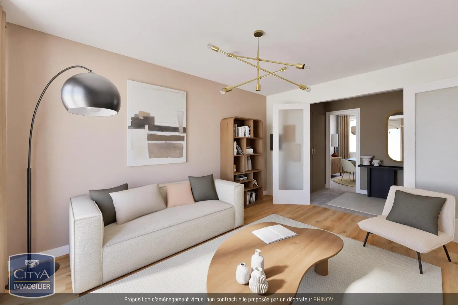 Photo 1 Appartement 3 pièces 56.01m²