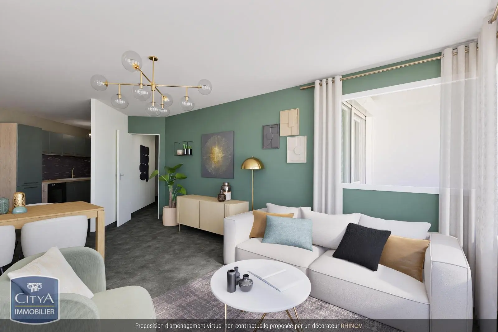 Photo 3 pour Appartement 2 pièces 52.89m² Photo 3 Appartement 2 pièces 52.89m²