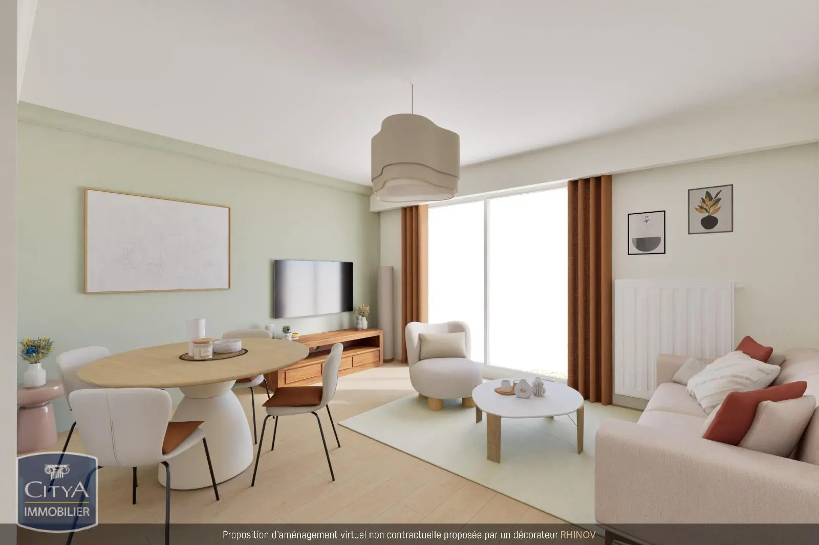 Photo 2 pour Appartement 3 pièces 74m² Photo 2 Appartement 3 pièces 74m²