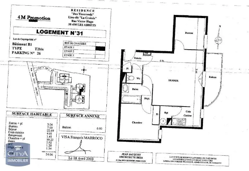 Photo 6 Appartement 2 pièces 54.06m²
