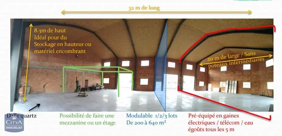 Photo 3 Local Professionnel 640m²