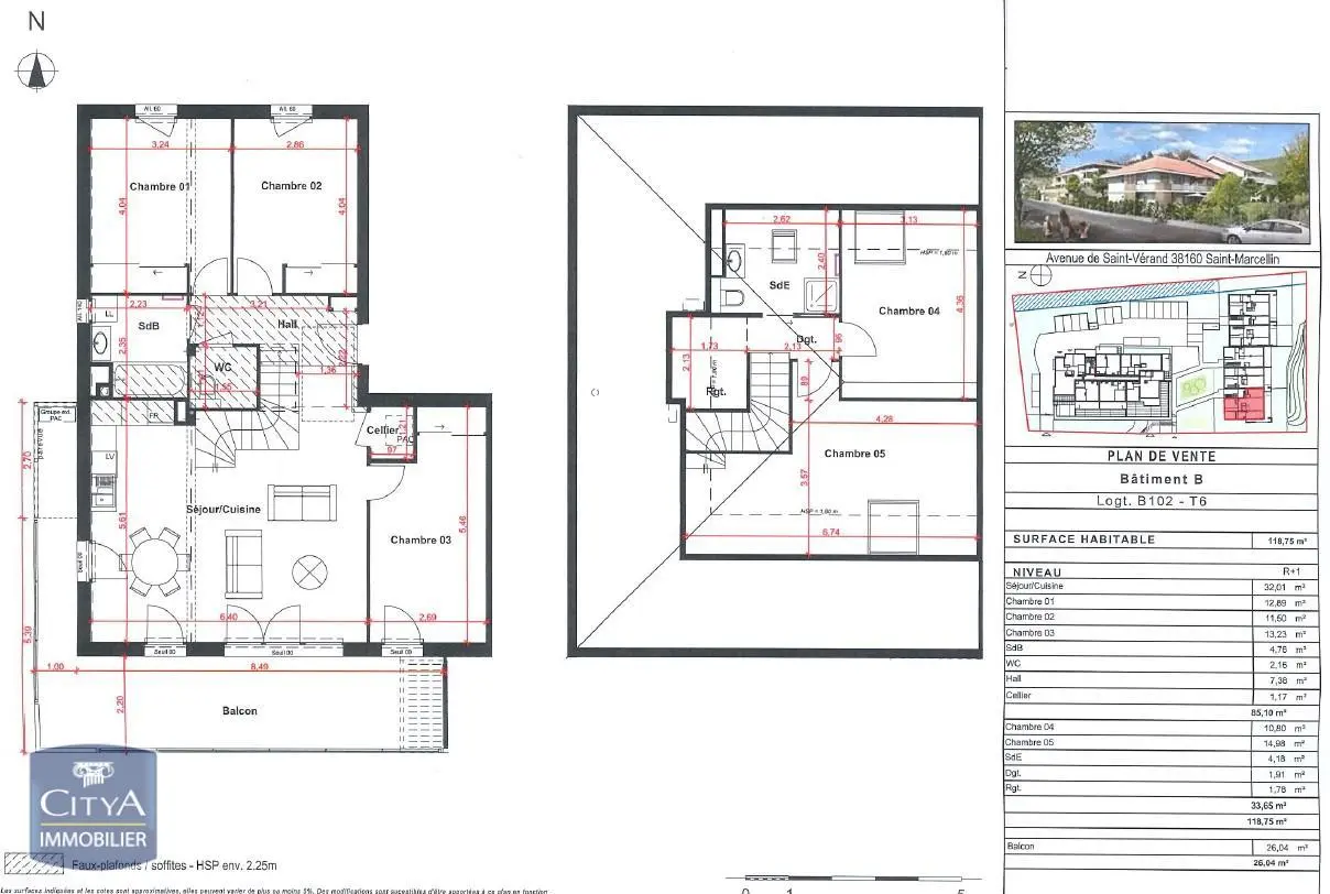 Photo 6 Appartement 6 pièces 118m²