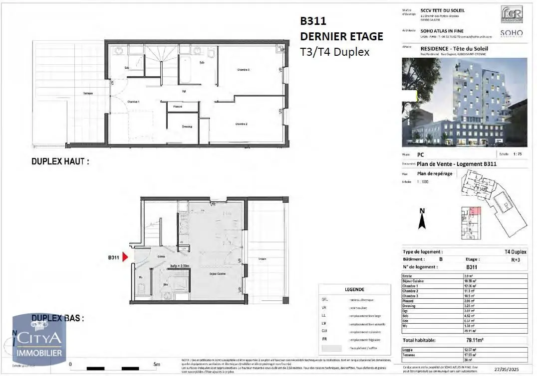 Photo 1 Appartement 4 pièces 79.11m²