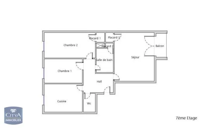 Photo 7 Appartement 3 pièces 64.36m²