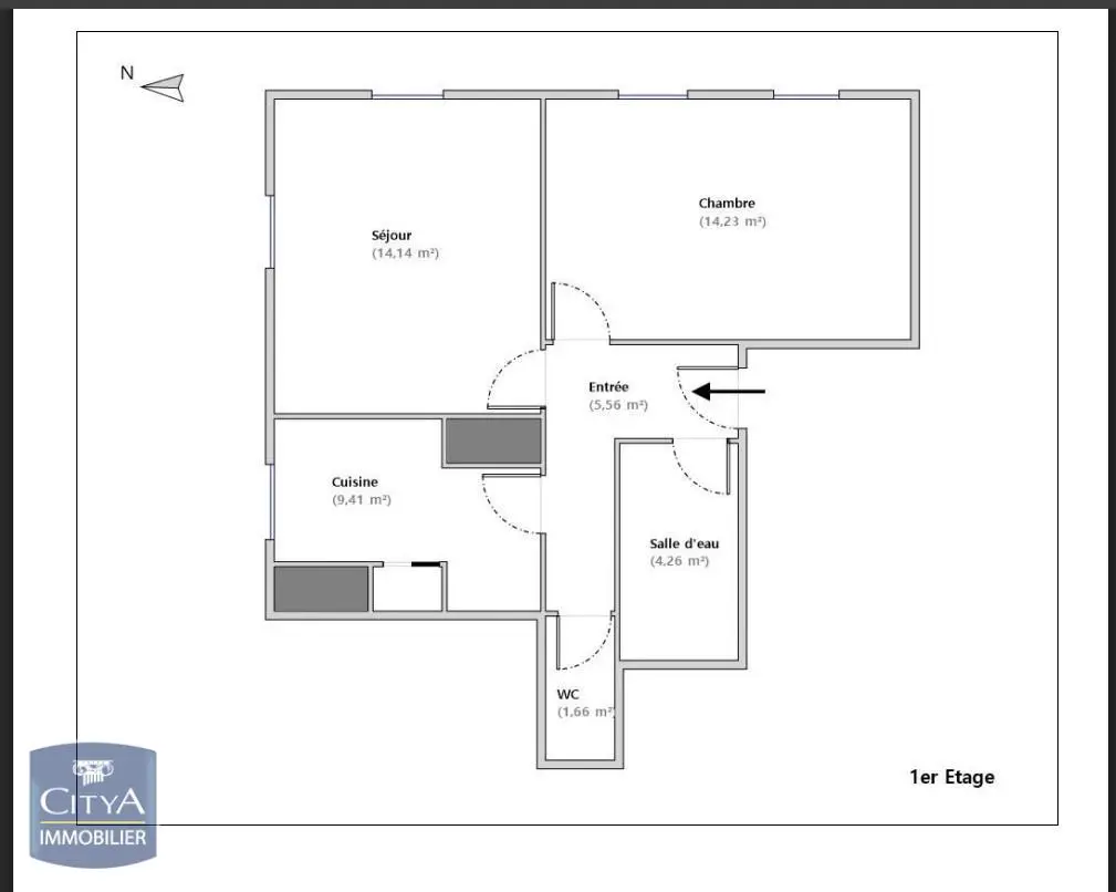Photo 2 Appartement 2 pièces 49m²