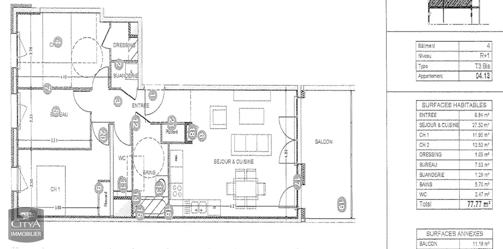 Photo 7 Appartement 4 pièces 78m²
