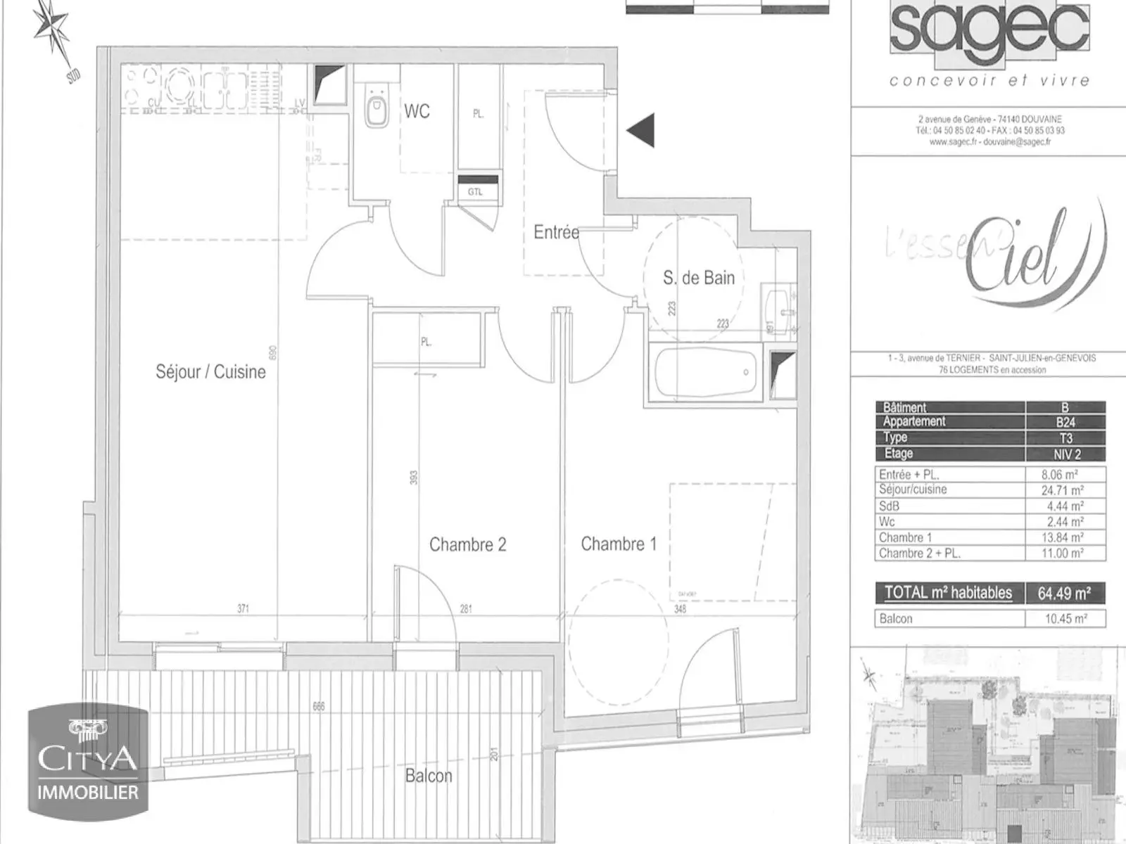 Photo 5 Appartement 3 pièces 65m²