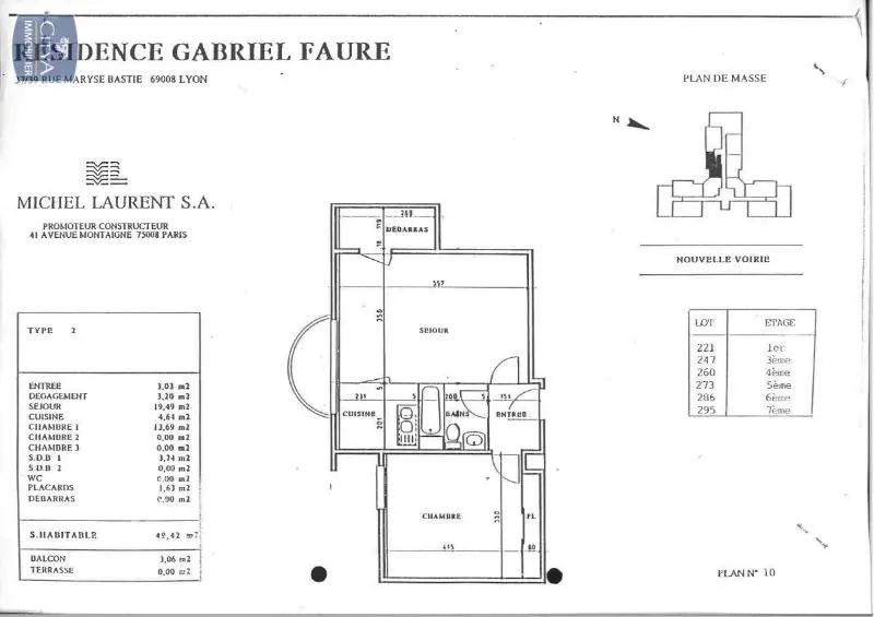 Photo 6 Appartement 2 pièces 49.42m²