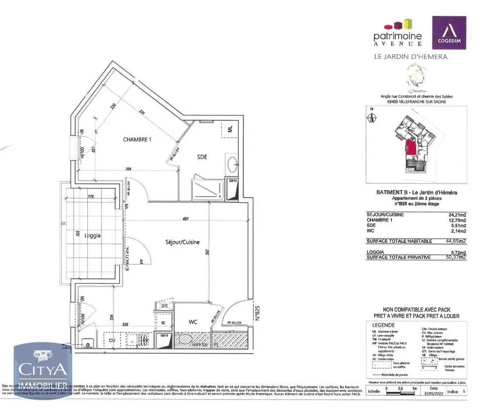 Photo 11 Appartement 2 pièces 44.65m²