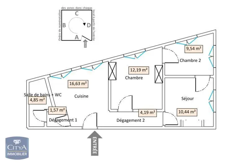 Photo 9 Appartement 3 pièces 59.41m²