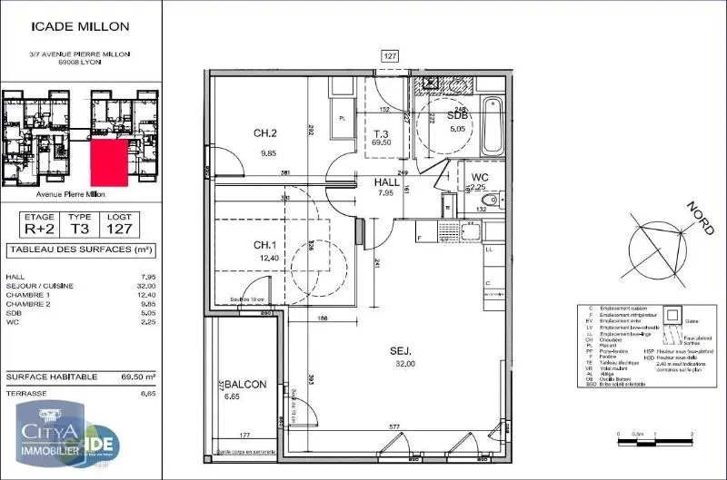 Photo 7 Appartement 3 pièces 69.9m²