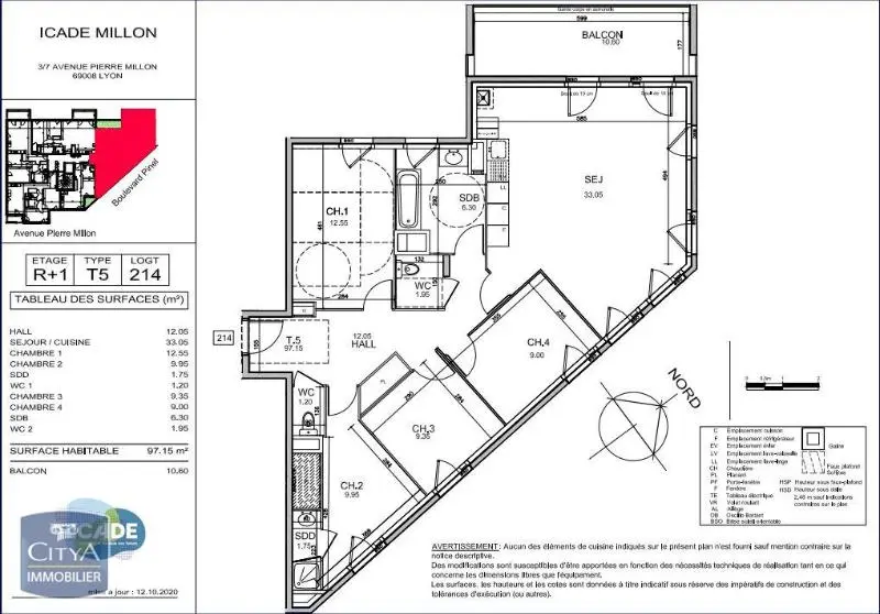 Photo 11 Appartement 5 pièces 97.3m²