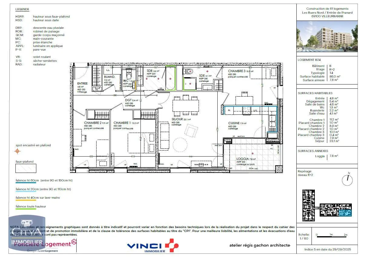 Photo 1 Appartement 4 pièces 86m²