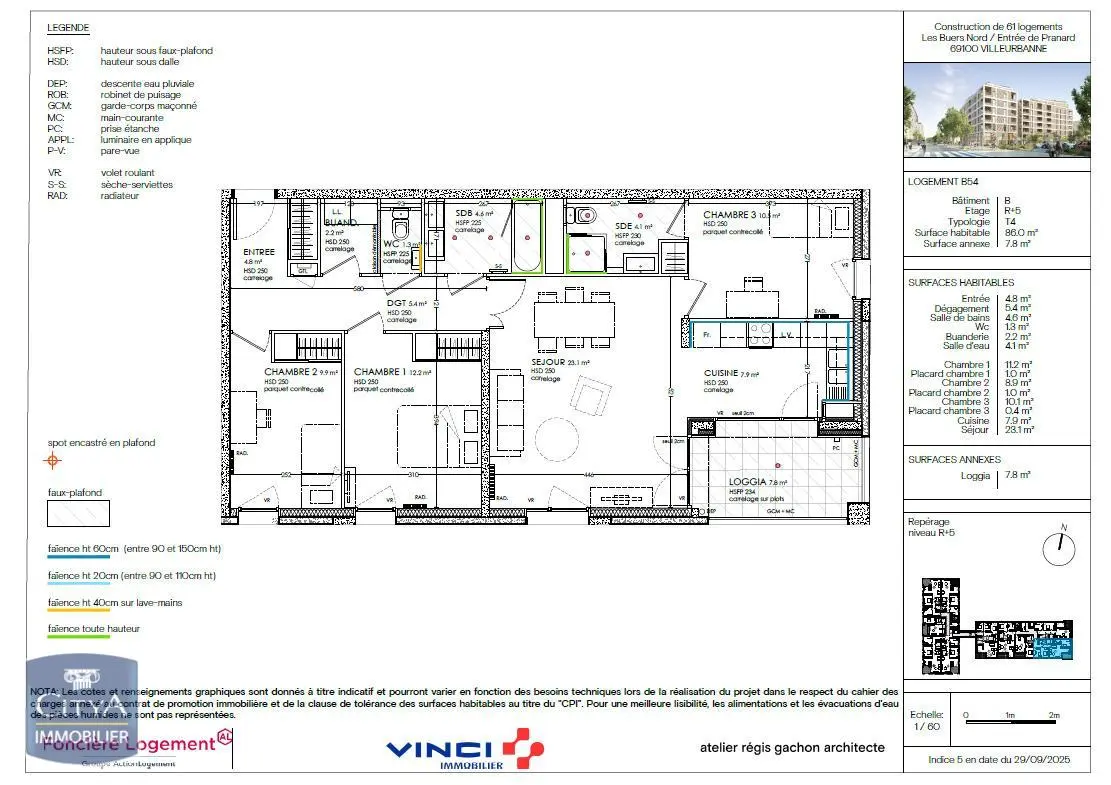 Photo 1 Appartement 4 pièces 86m²
