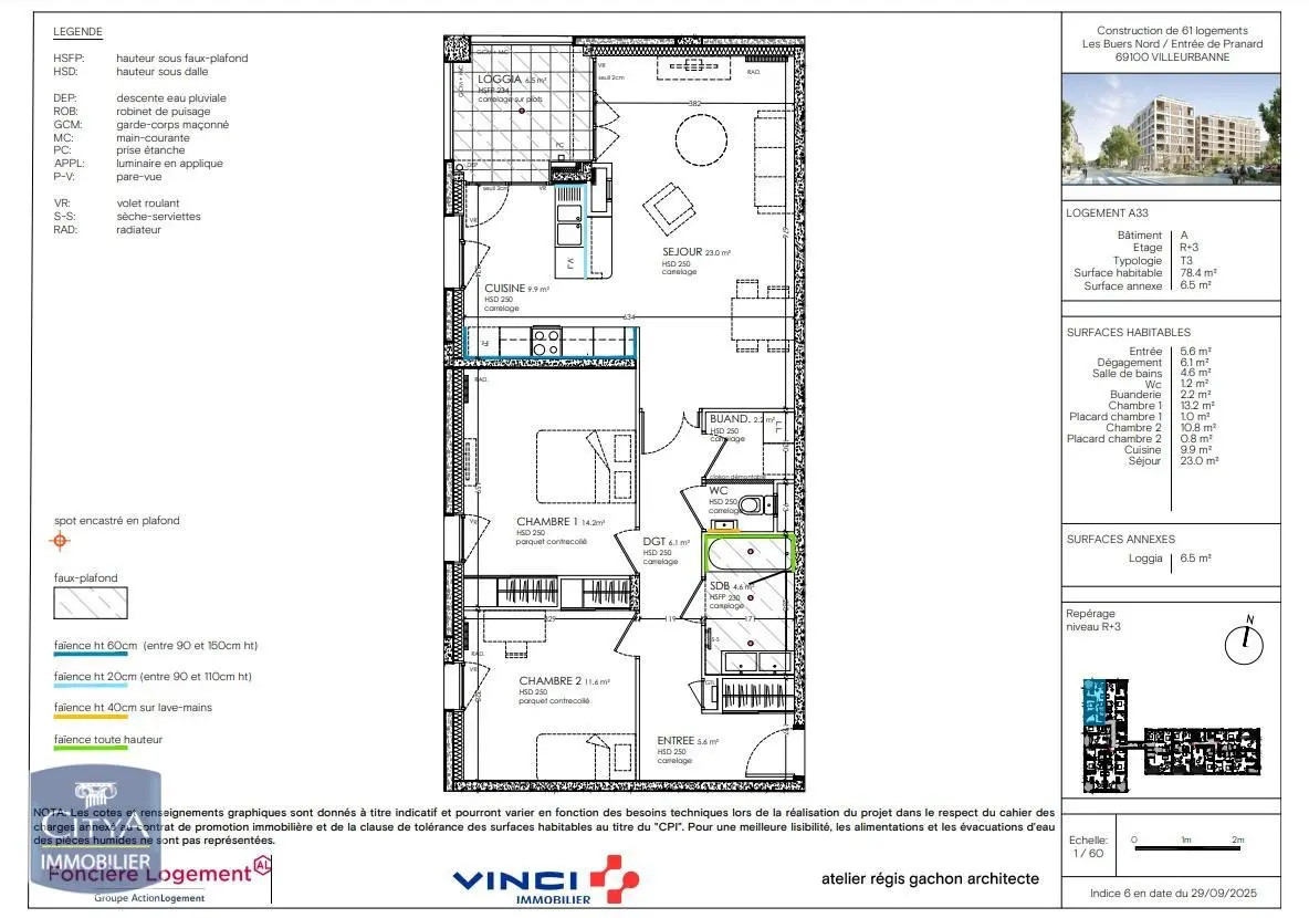 Photo 1 Appartement 3 pièces 78.4m²