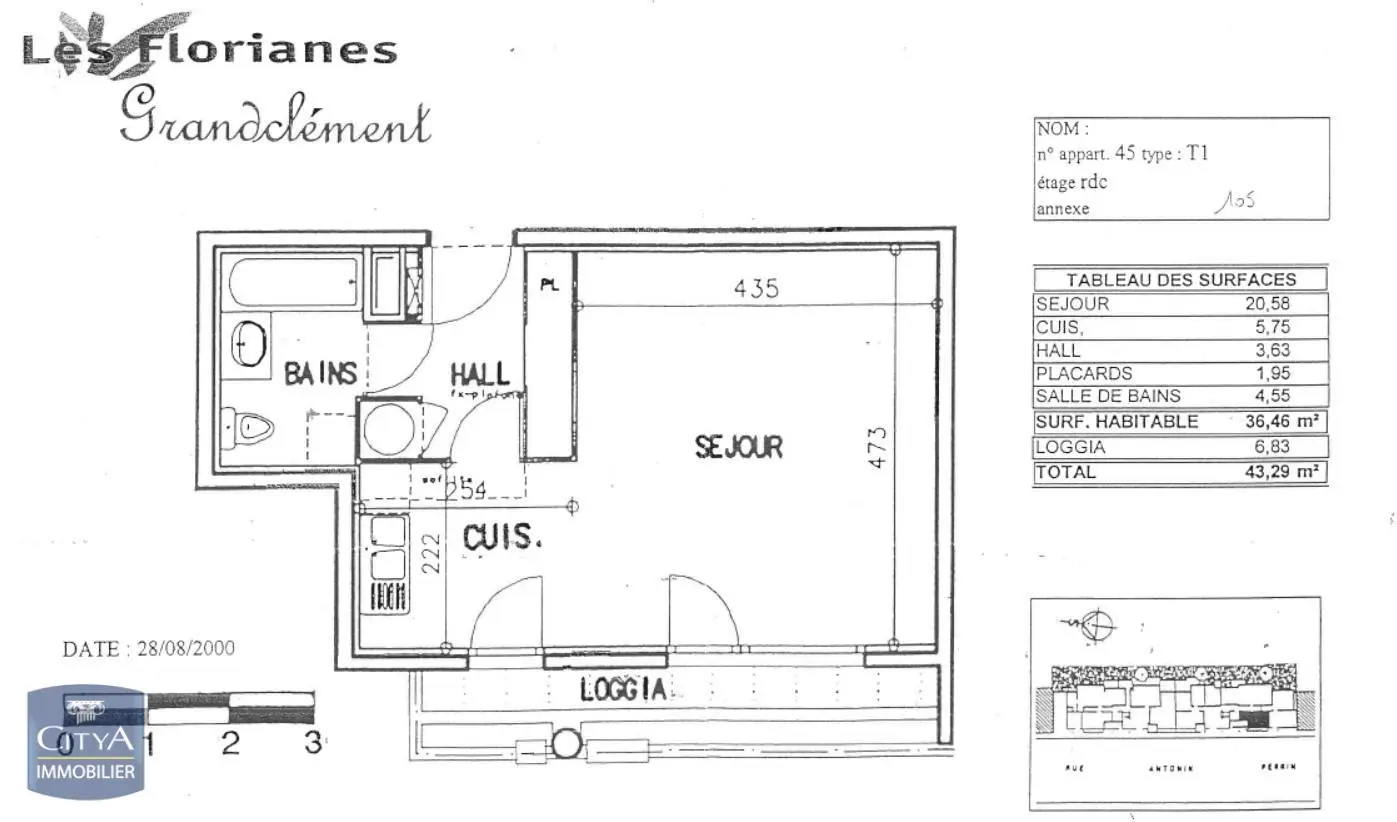 Photo 2 Appartement 1 pièce 36.46m²