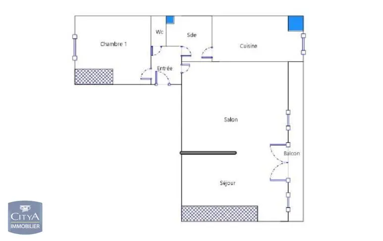 Photo 2 Appartement 2 pièces 51.28m²