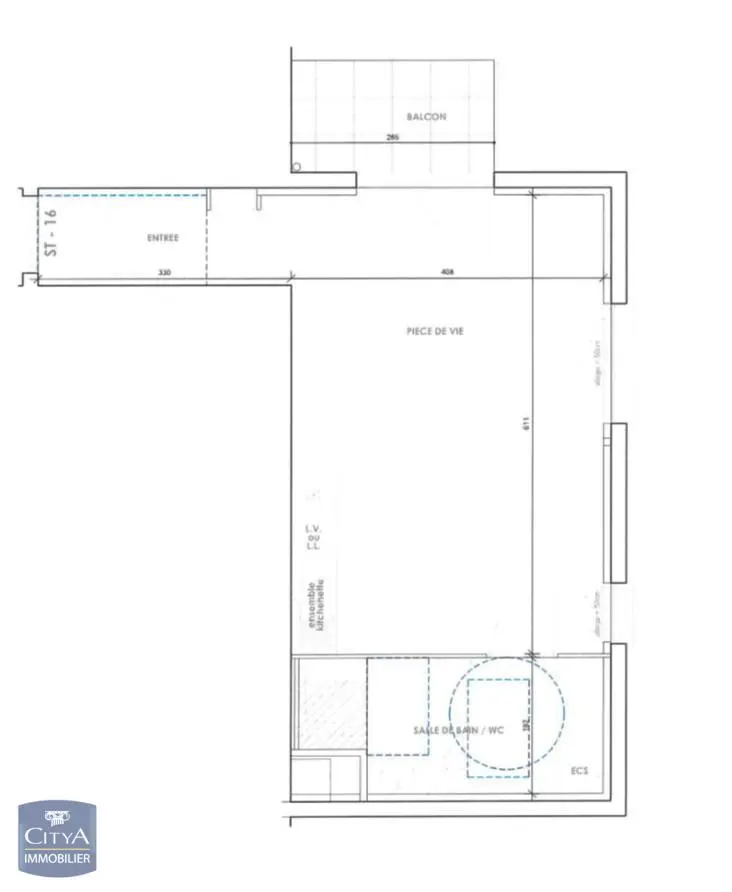 Photo 2 Appartement 1 pièce 35.6m²