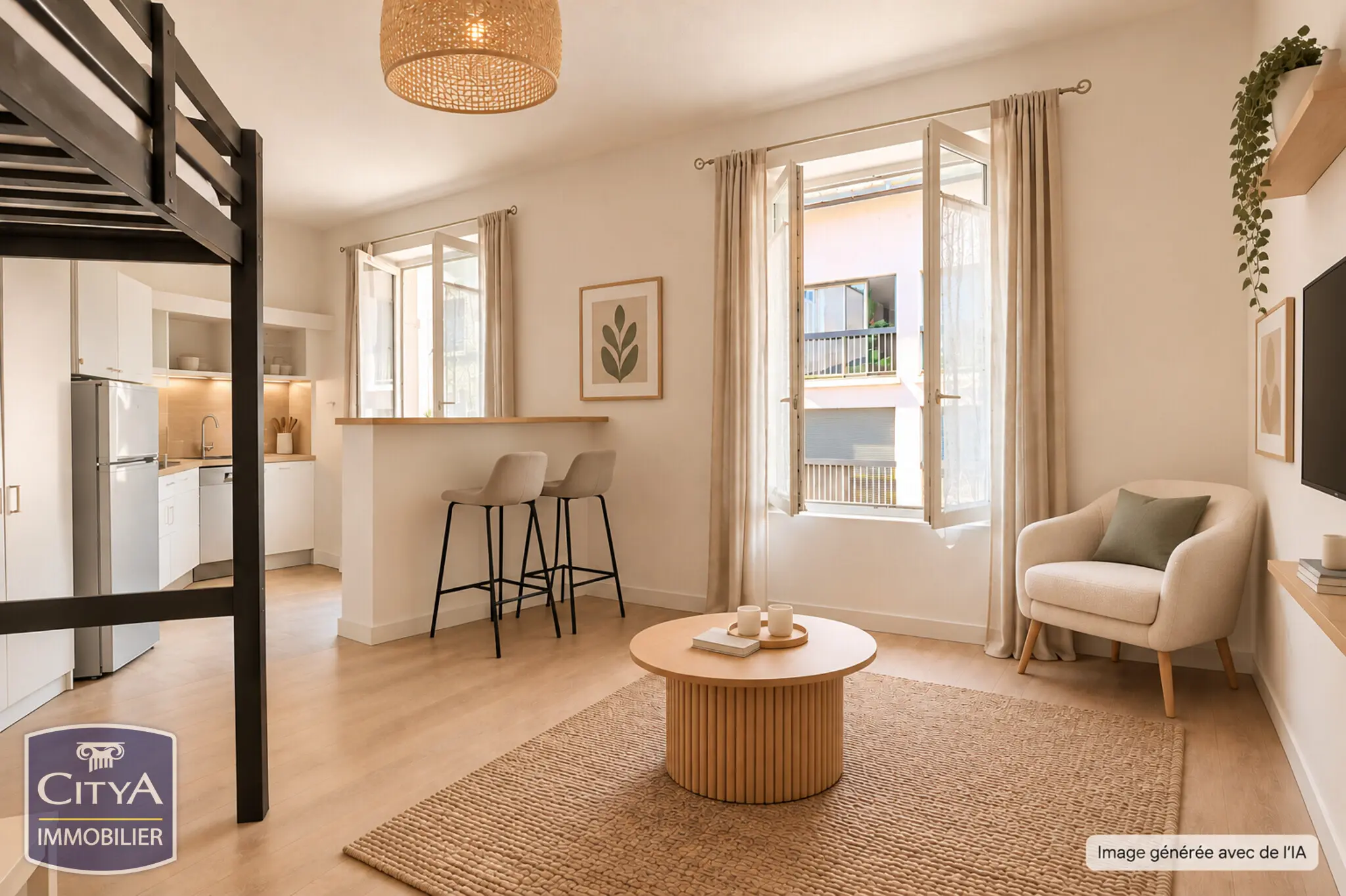 Photo 1 Appartement 1 pièce 24.84m²