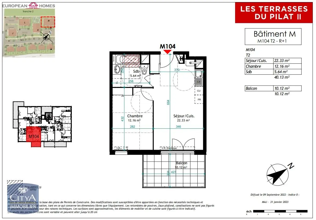 Photo 2 Appartement 2 pièces 40.13m²