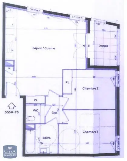 Photo 1 Appartement 3 pièces 62.18m²