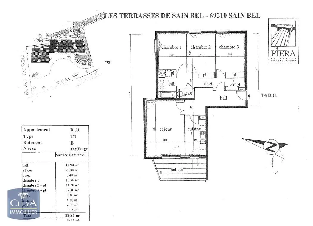 Photo 13 Appartement 4 pièces 88.27m²