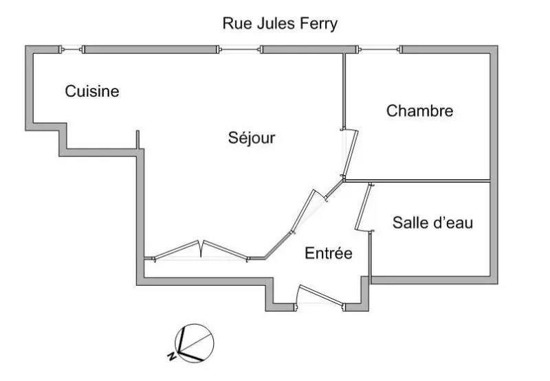 Photo 8 Appartement 2 pièces 32.88m²