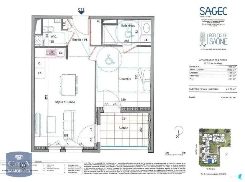 Photo 9 Appartement 2 pièces 41.28m²