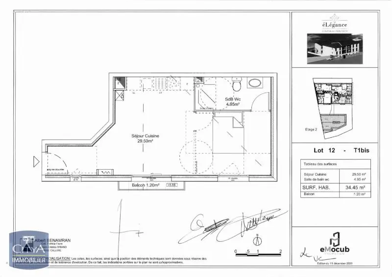 Photo 6 Appartement 1 pièce 34.45m²