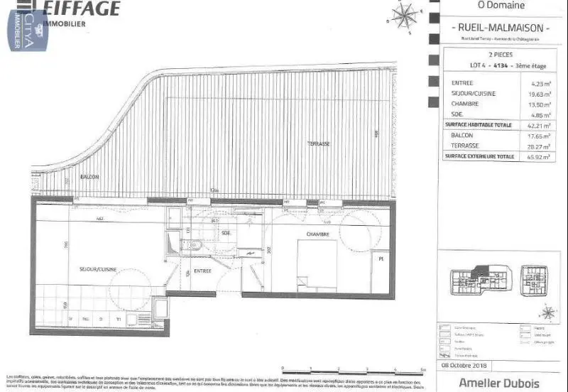 Photo 5 Appartement 2 pièces 42.21m²