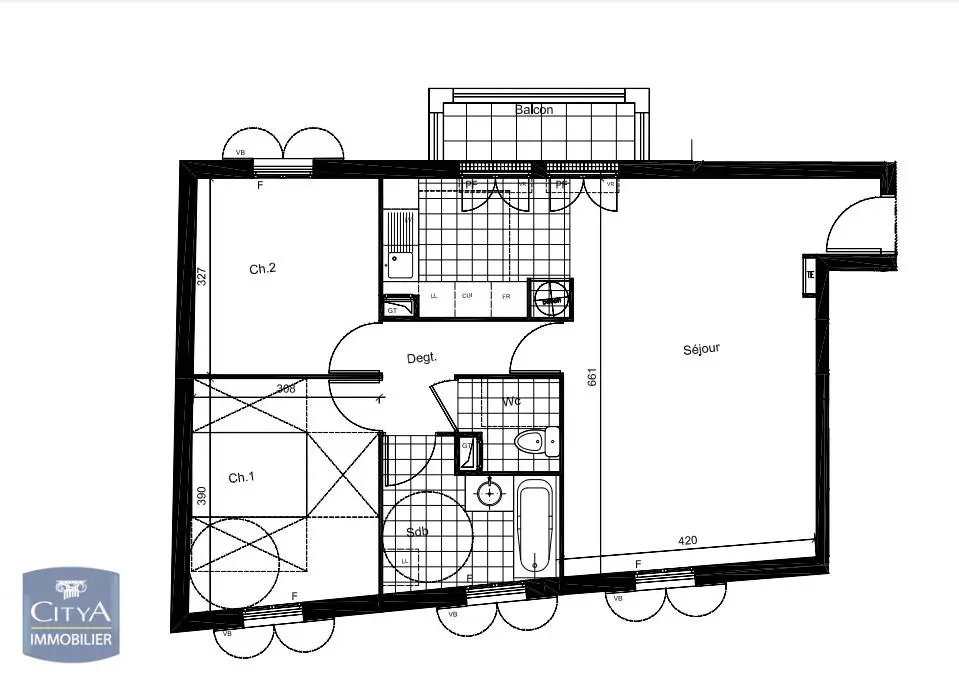 Photo 2 Appartement 3 pièces 68.77m²