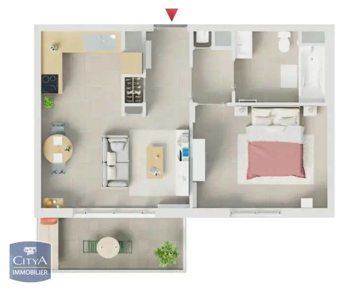 Photo 3 Appartement 2 pièces 43.17m²