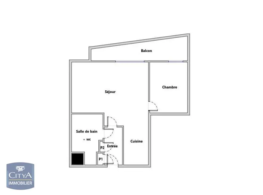Photo 1 Appartement 2 pièces 41.29m²