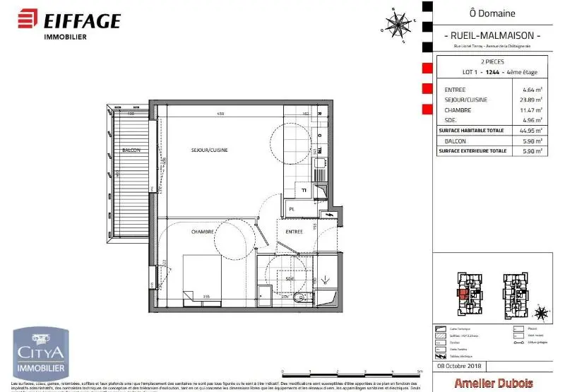 Photo 5 Appartement 2 pièces 44.95m²