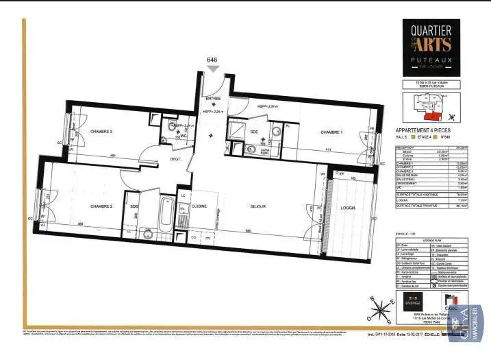 Photo 10 Appartement 4 pièces 79.3m²