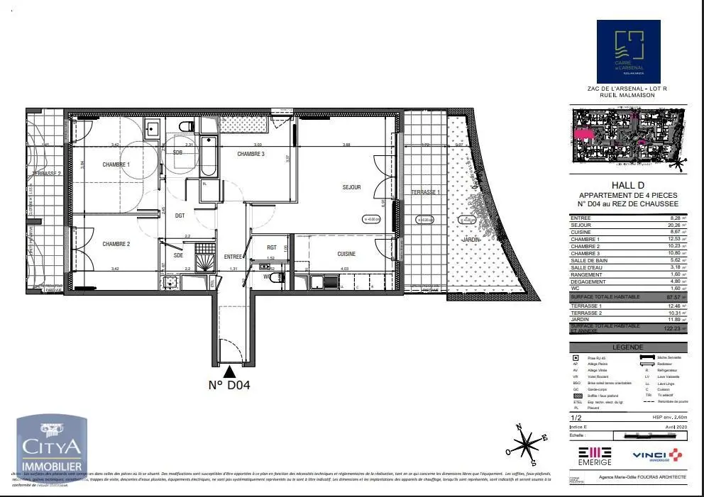 Photo 6 Appartement 4 pièces 87.57m²