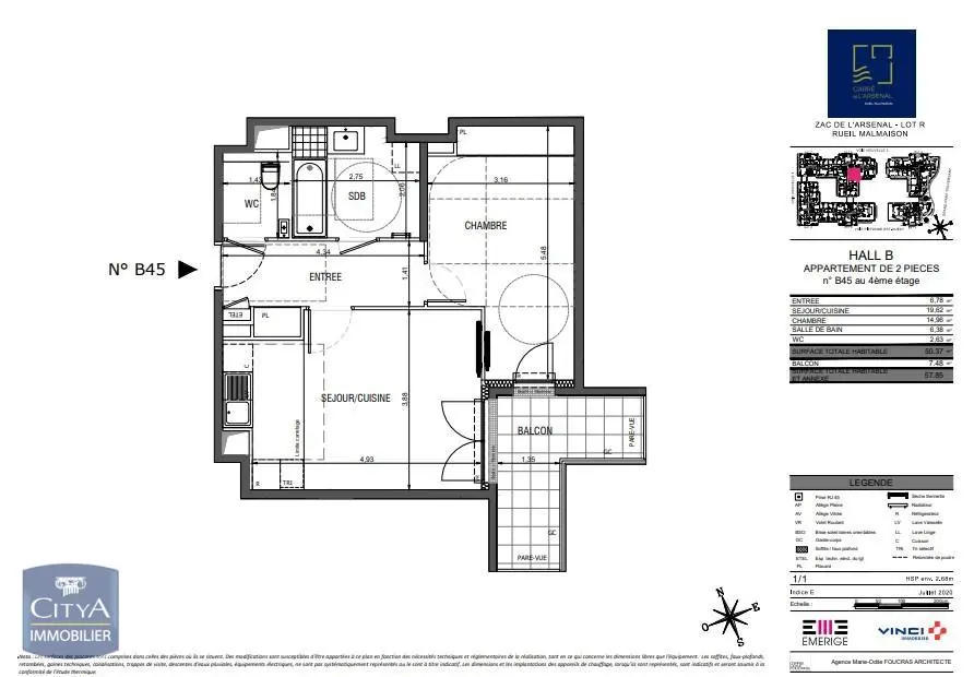 Photo 9 Appartement 2 pièces 50.37m²