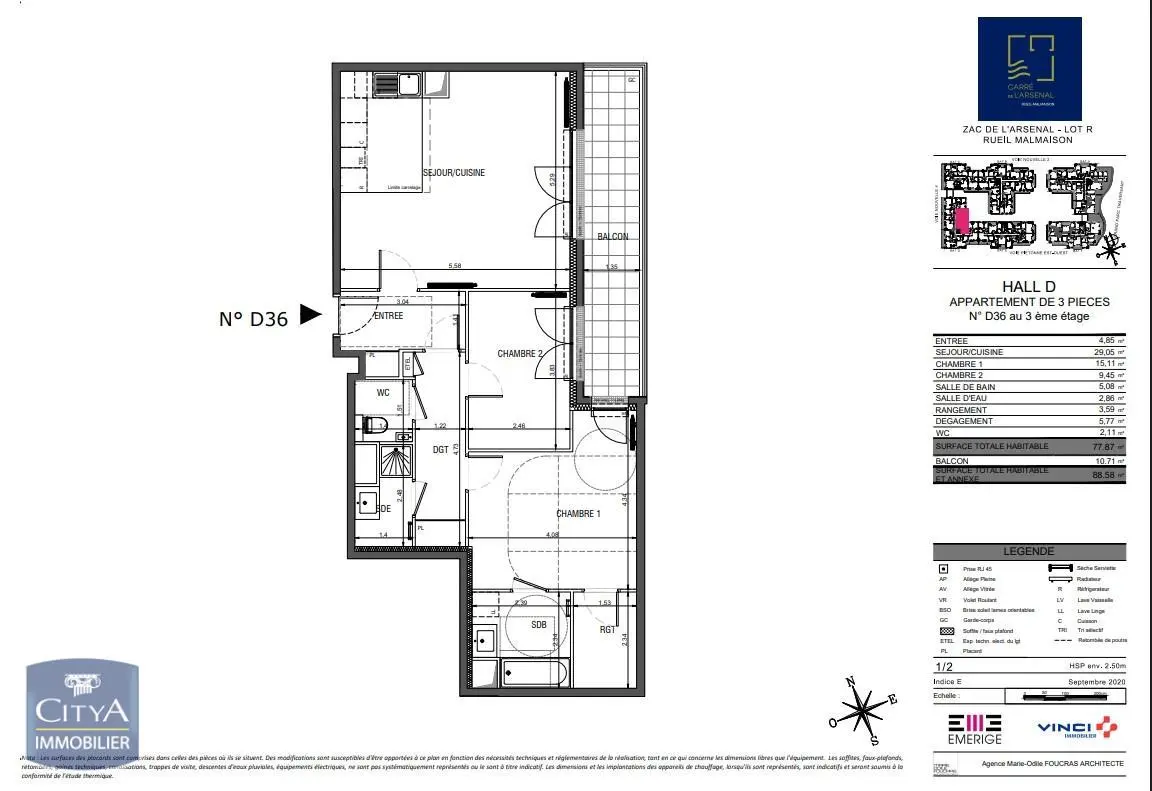 Photo 1 Appartement 3 pièces 77.87m²