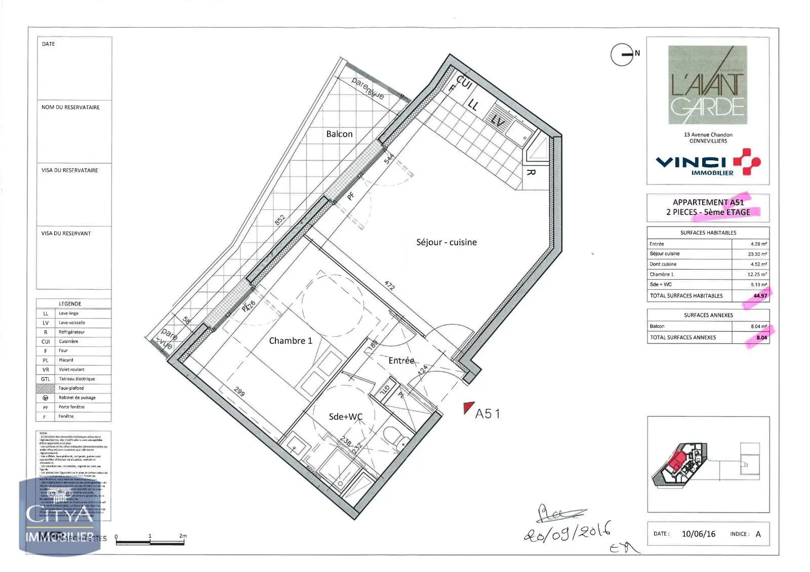 Photo 6 Appartement 2 pièces 44.97m²