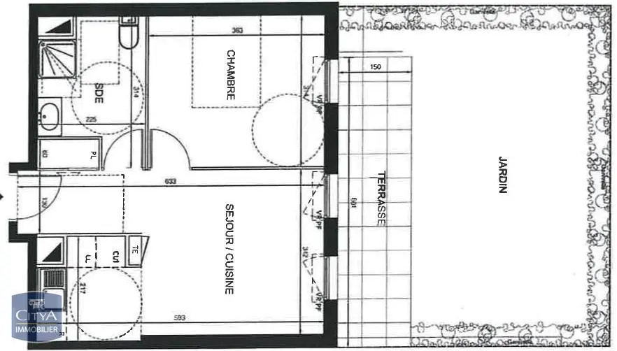 Photo 1 Appartement 2 pièces 38.32m²