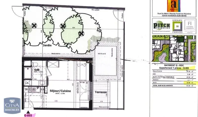 Photo 8 Appartement 1 pièce 29.5m²