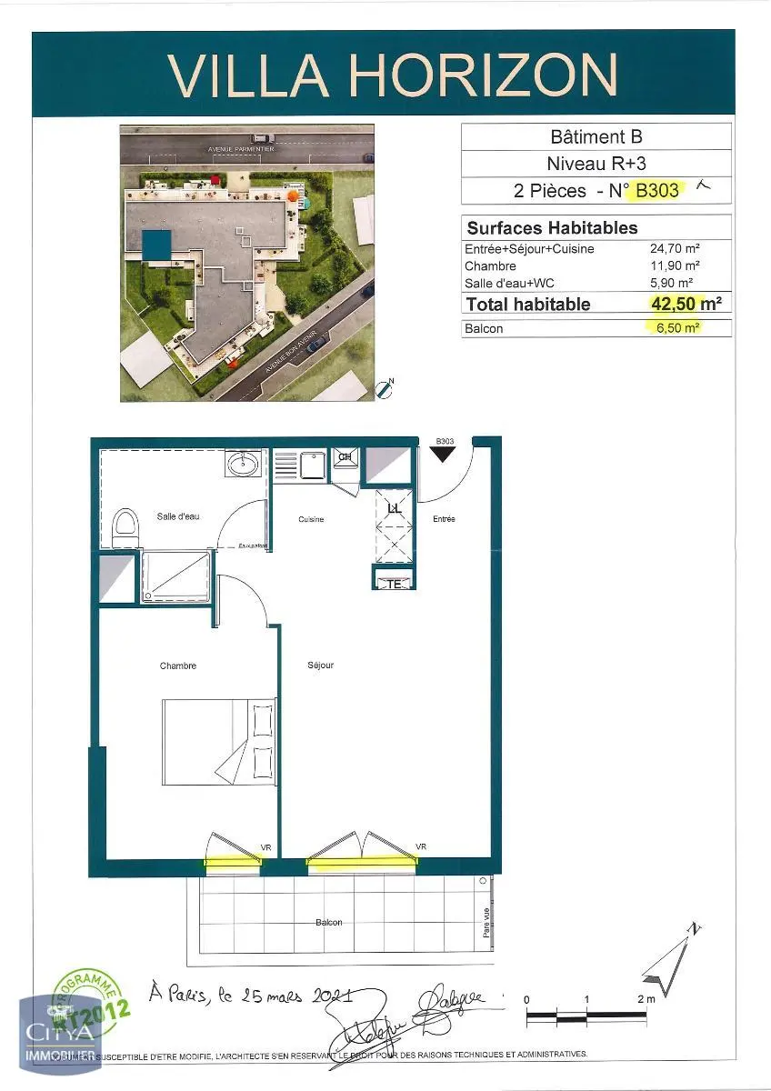 Photo 7 Appartement 2 pièces 42.5m²