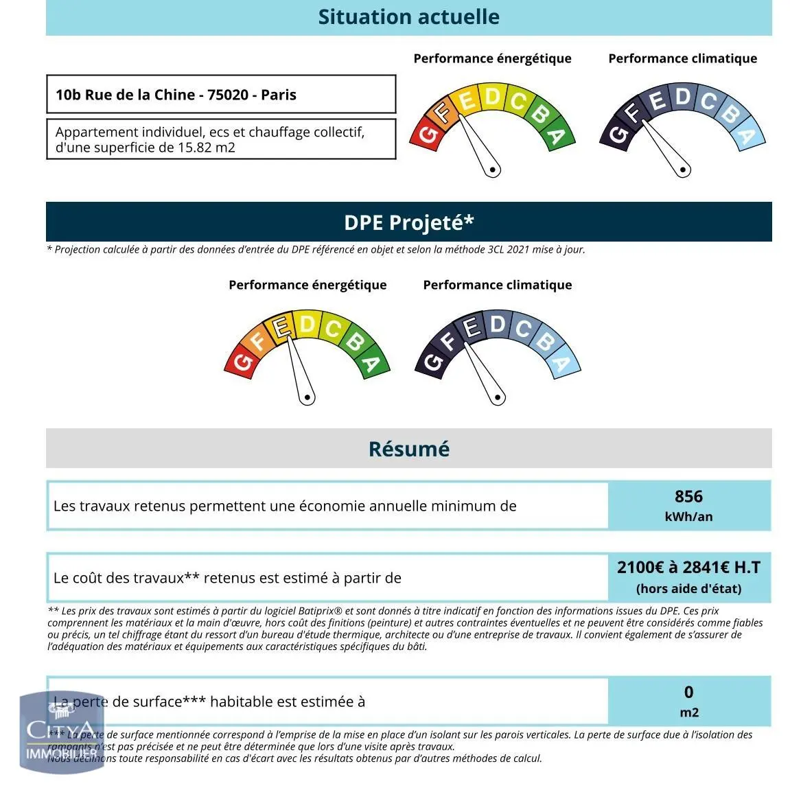Photo 2 Appartement 1 pièce 15.82m²