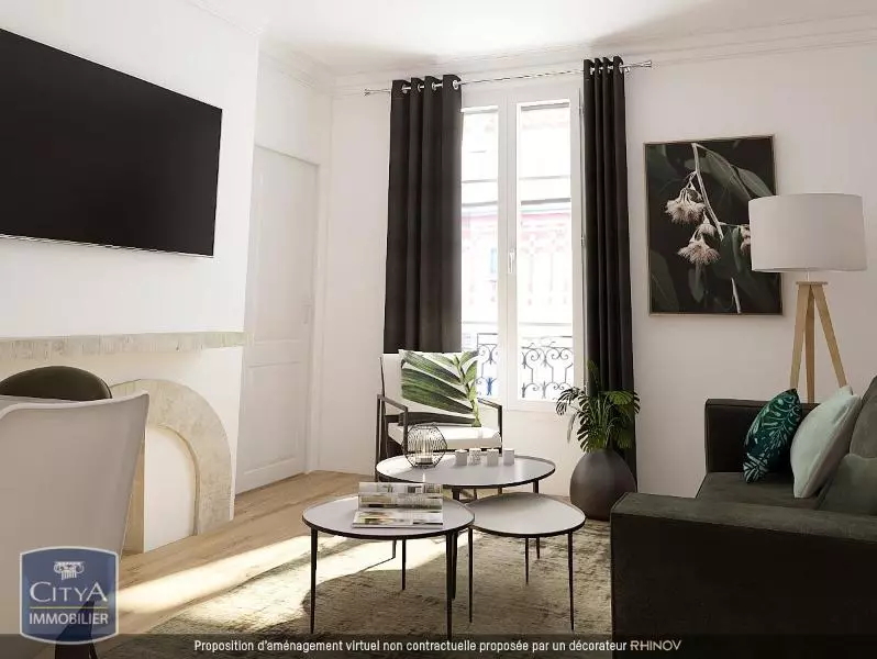 Illustration pour Appartement 2 pièces 42.67m² Photo Appartement 2 pièces 42.67m²