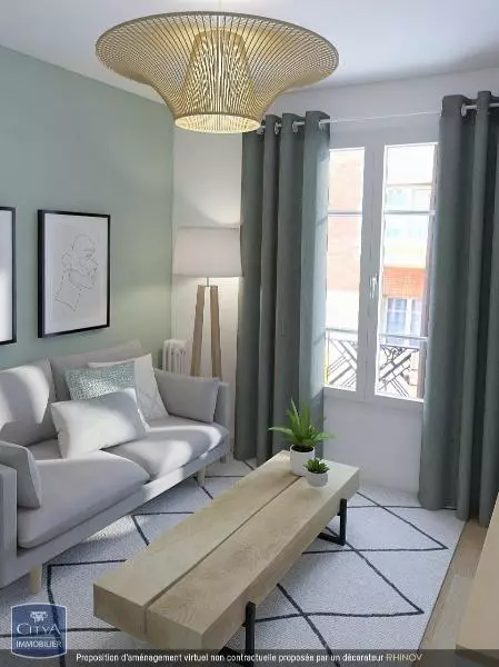 Illustration pour Appartement 1 pièce 18m² Photo Appartement 1 pièce 18m²