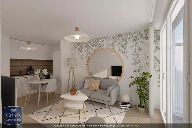 Illustration pour Appartement 2 pièces 33.69m² Photo Appartement 2 pièces 33.69m²