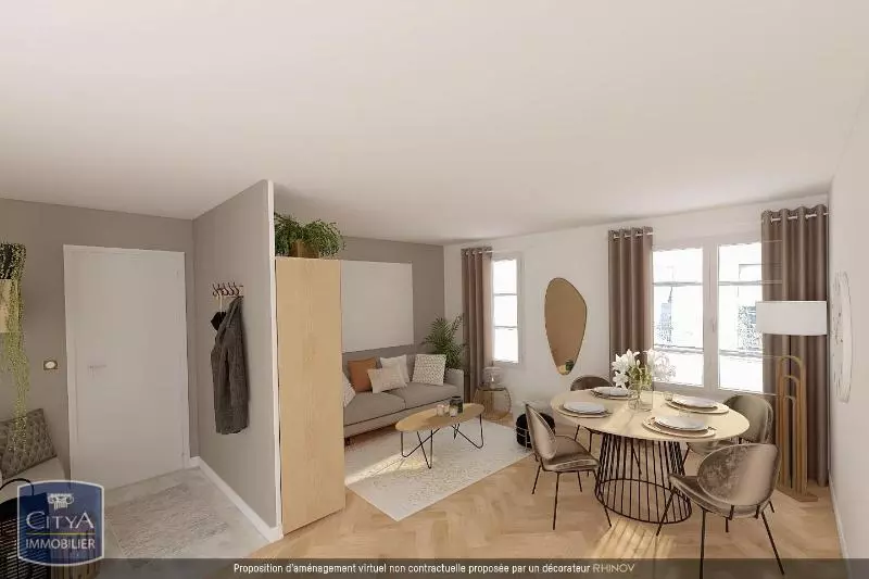 Illustration pour Appartement 1 pièce 28.18m² Photo Appartement 1 pièce 28.18m²
