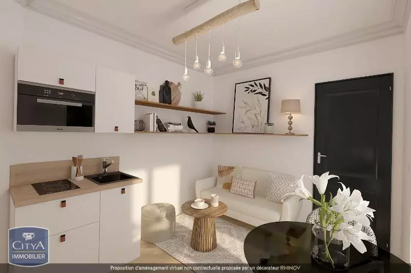 Illustration pour Appartement 2 pièces 38m² Photo Appartement 2 pièces 38m²