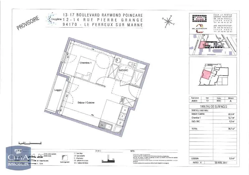 Photo 5 Appartement 2 pièces 39.7m²